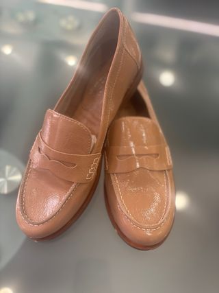 Mocassini VSL Beige/Marrone