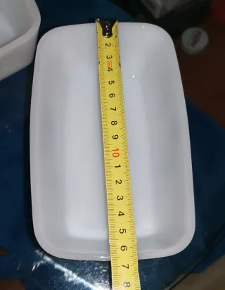 Mantequillera con tapa. Arcopal Rosas