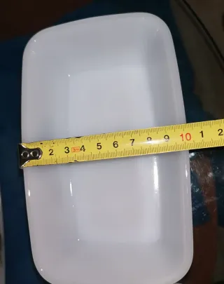 Mantequillera con tapa. Arcopal Rosas