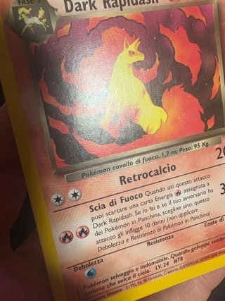 Dark Rapidash 44/82 Team Rocket Carta Pokémon