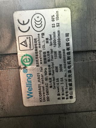 Motor Lavadora Teka TK2 1280 I