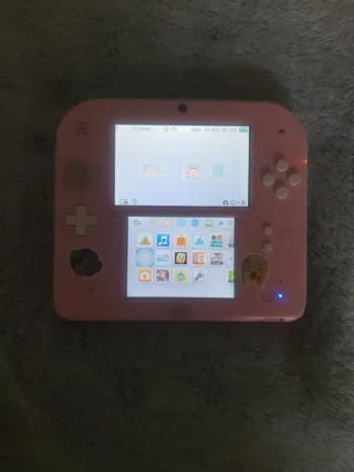 Nintendo 2DS Rosa + 4 Juegos