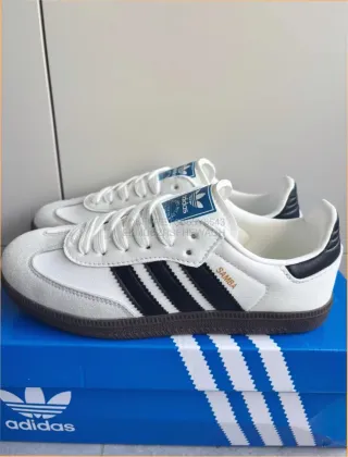 Adidas Samba OG Talla 38 Blancas/Negras