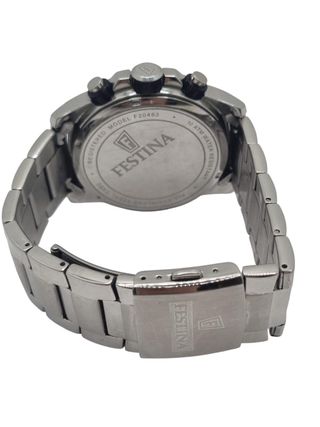 RELOJ FESTINA CRONOGRAPH F20463 ESFERA AZUL CORREA METALICA