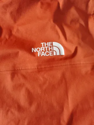 Cortavientos The North Face Naranja y Negro