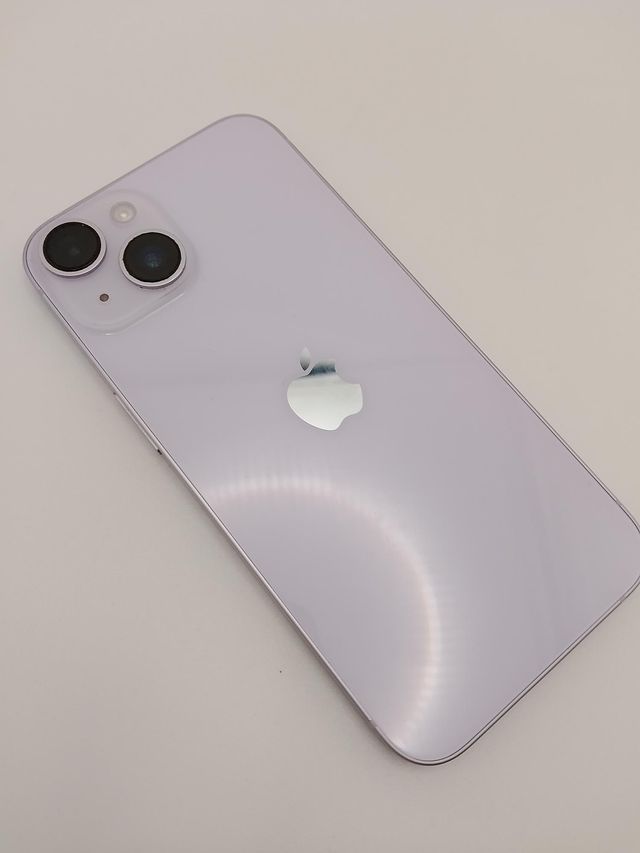 IPHONE 14 128GB (BATTERIA 85%) LILA+SCATOLA E CAVO DI RICARICA