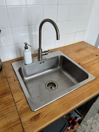 Cocina completa madera y metal