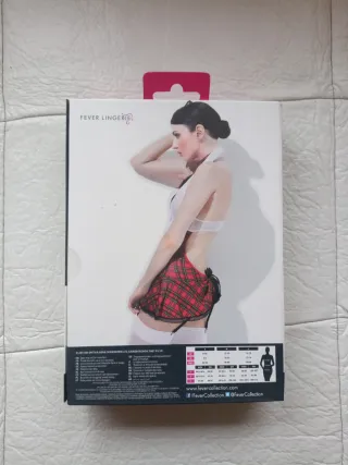 Body Monja con Ligas Fever Lingerie Talla L