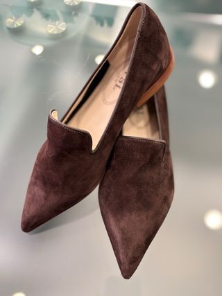 Mocassini VSL marroni in camoscio