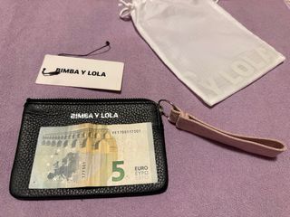 Cartera Bimba y Lola Piel Negra. SIN ESTRENAR.