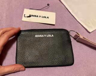 Cartera Bimba y Lola Piel Negra. SIN ESTRENAR.