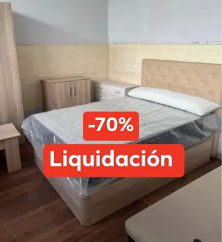 Canapé y colchón -70% Liquidación