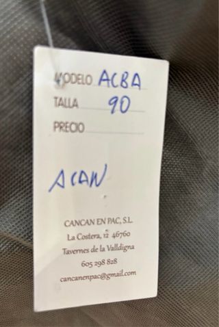 Can Can Tul y Aros Talla 90cm