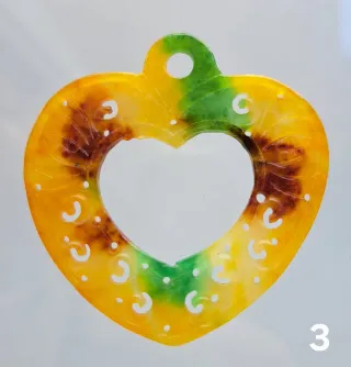 Colgantes de Jade Serpentina tallado – Corazón