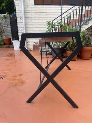 Escritorio moderno madera y metal