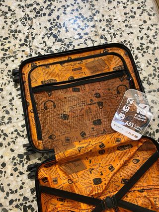 Maleta de cabina Gabol gris 55x40cm NUEVA