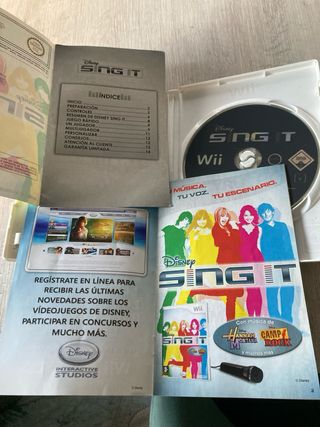 Juego Wii Disney Sing It