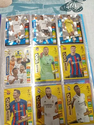 Adrenalyn 2022-2023 Tarjetas Fútbol Album completo