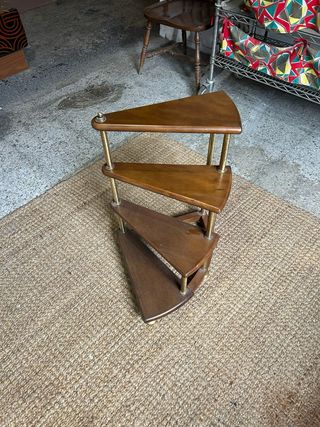 Estantería Escalera Madera y Metal