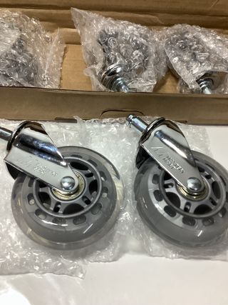 Confezione da 5 Ruote per Sedie da Ufficio Mastery Mart