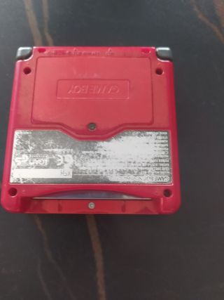 Nintendo Game Boy Advance SP Roja