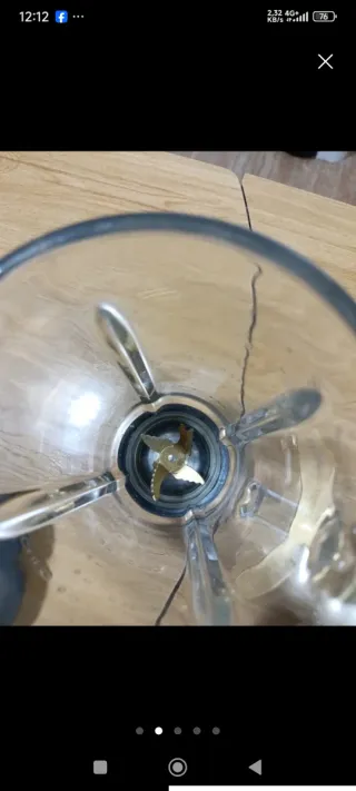 Vaso de licuadora de vidrio