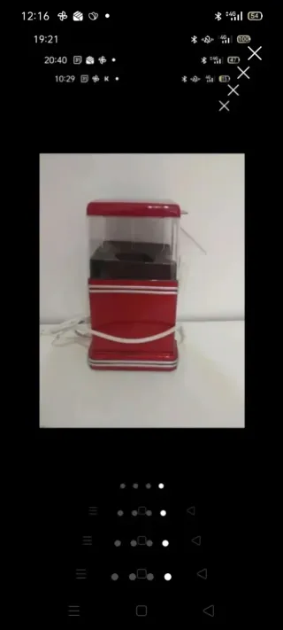 Máquina de Palomitas Beper Roja