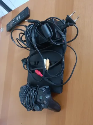 PlayStation 2 Slim Nera Completa