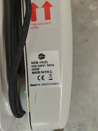 Calefactor radiador de aceite