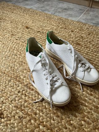 Adidas Stan Smith Blancas y Verdes Talla: 43 1/3