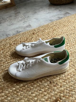 Adidas Stan Smith Blancas y Verdes Talla: 43 1/3