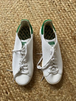 Adidas Stan Smith Blancas y Verdes Talla: 43 1/3