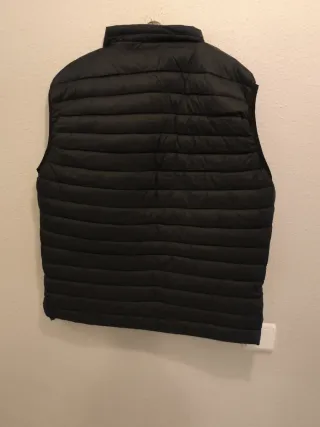 Chaleco acolchado Lacoste negro