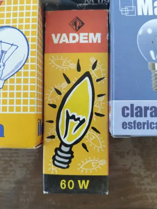 Lote 9 Bombillas variadas