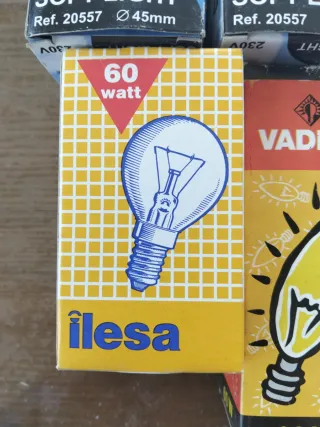 Lote 9 Bombillas variadas