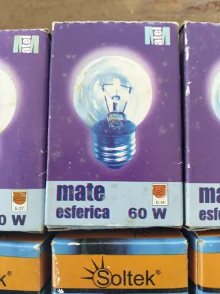 Lote 9 Bombillas variadas