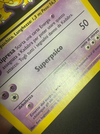 Kadabra Set Base 32/102 Carta Pokémon