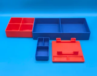 Caja almacenaje Mini-Z impresa en 3D