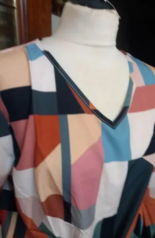 Blusa manga larga estampada