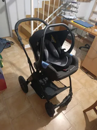 Carrito bebé con silla grupo 0