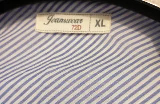 Camicetta donna righe blu/bianco taglia XL