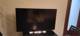 Televisor Toshiba Negro y Multicolor