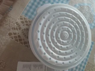 Vaporera de cocina blanca