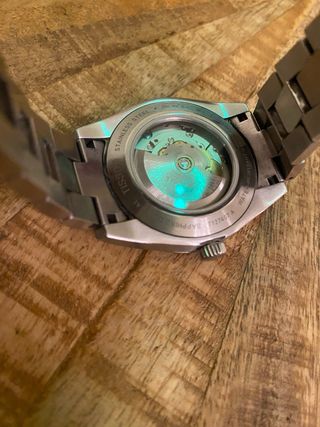 Reloj Tissot Automático Verde y Plateado