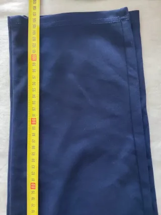 Pantalón premamá azul con cinturón