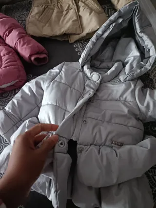 Abrigos niña rosa talla 18-24 meses