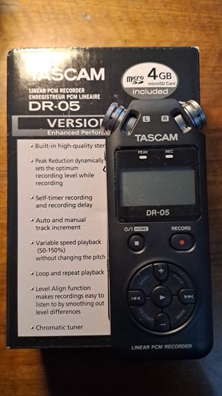 Tascam DR-05 V2 Grabadora PCM Lineal