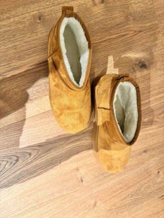 Botines Beige/Marrón