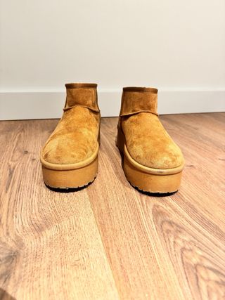 Botines Beige/Marrón