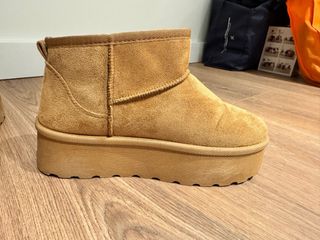 Botines Beige/Marrón